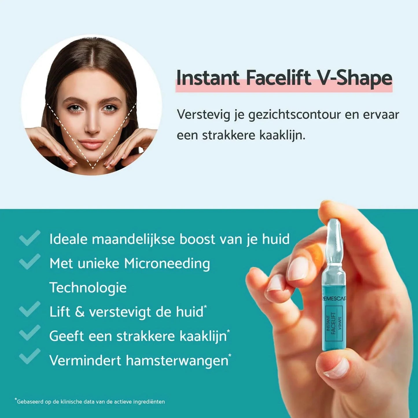 Instant Face Contour Lift – V-Shape Ampoules
