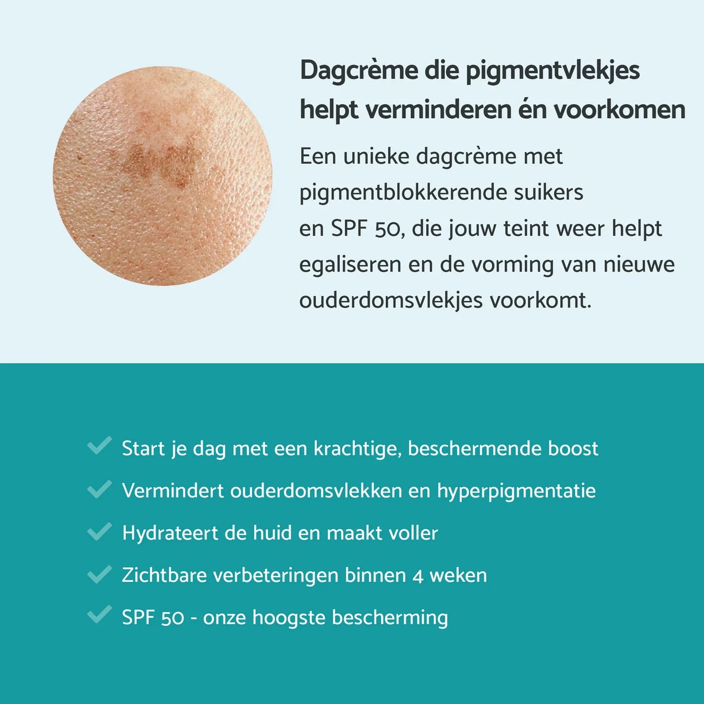 Pigment Correcting Day Cream for Age Spots with SPF50