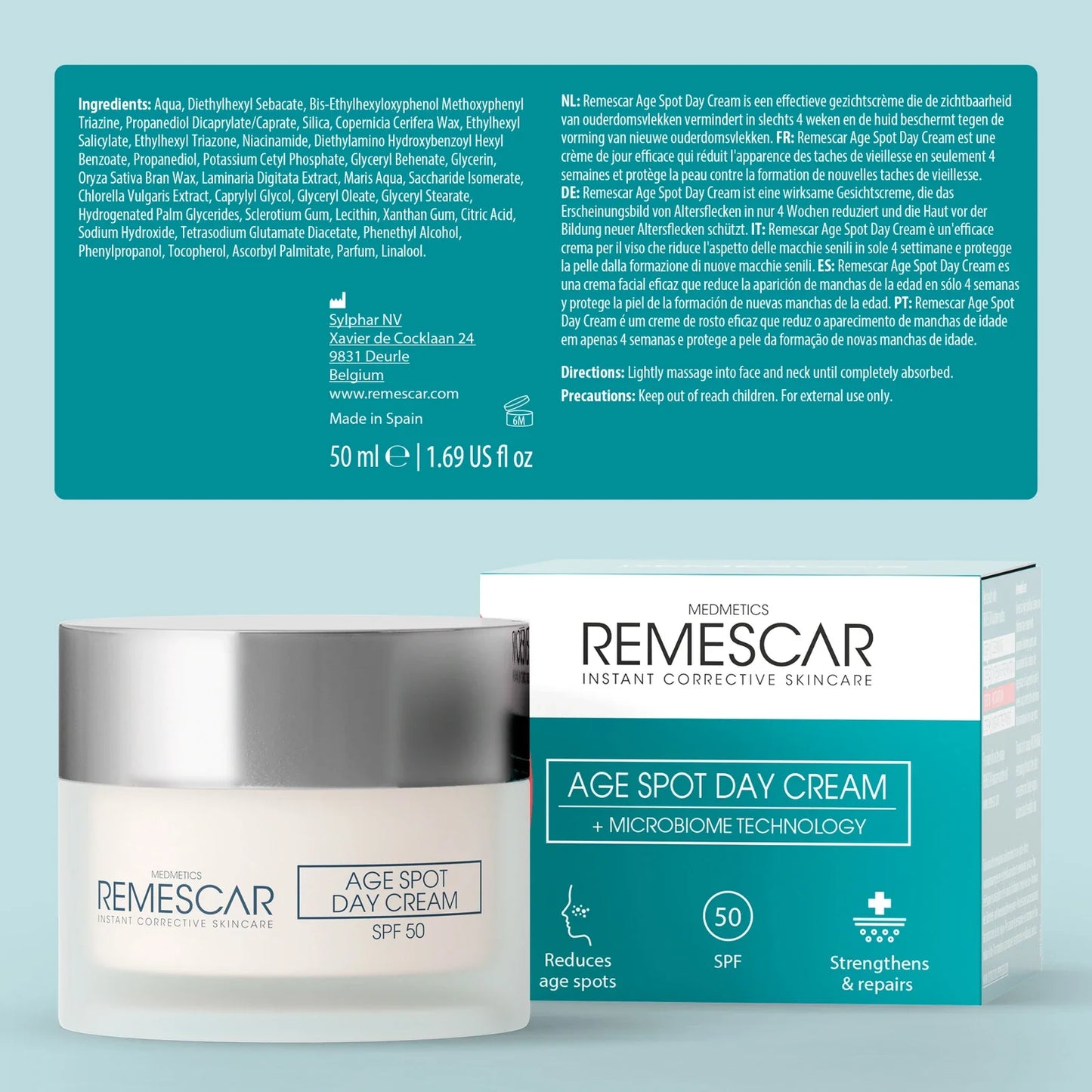 Pigment Correcting Day Cream for Age Spots with SPF50