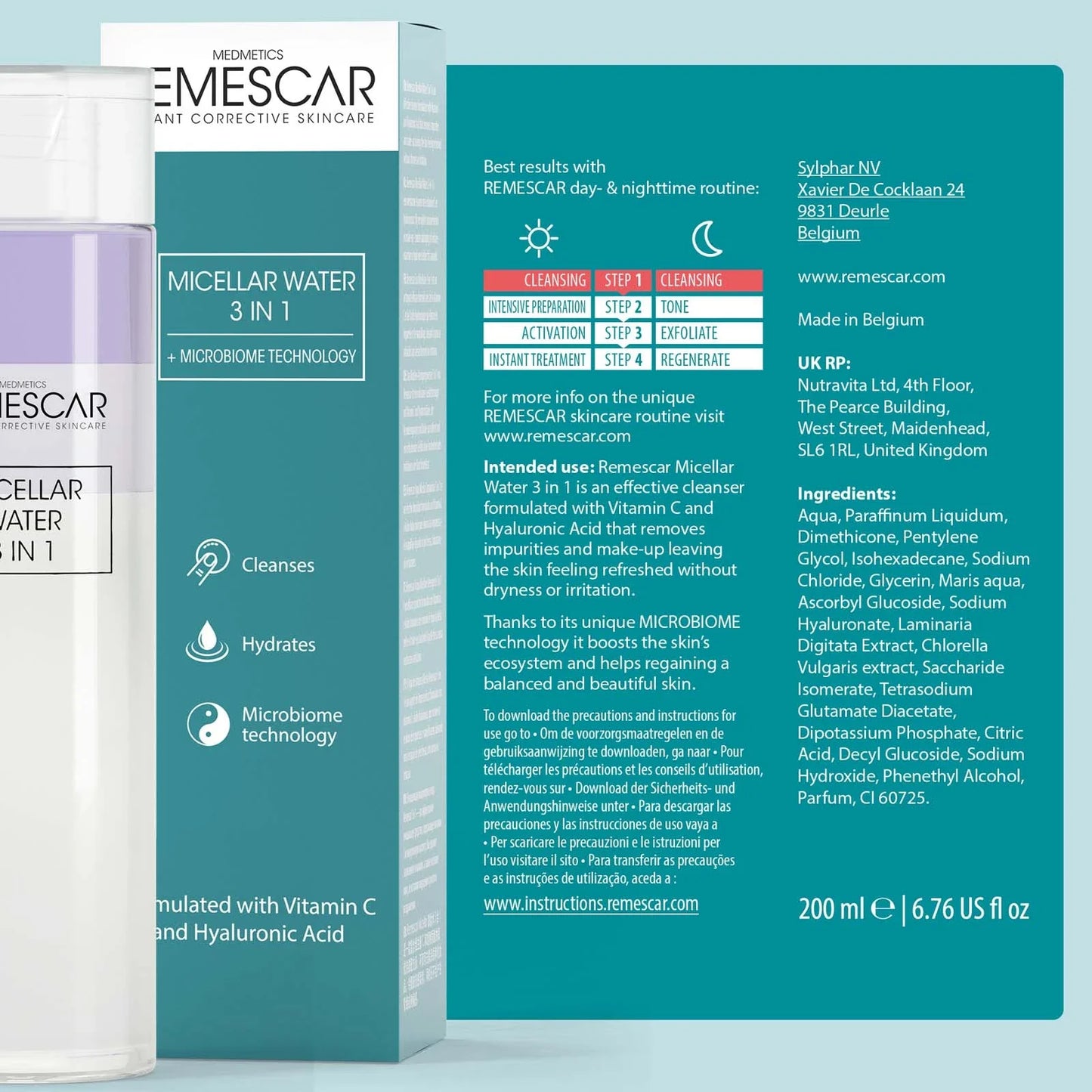 Micellar water 3-in-1